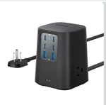 Anker 9-IN-1 Charging Station 100W Usb Power Strip 300J Surge Protector, 5FT. Fixed Price $25.99.