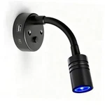 Black Rv Flexible Gooseneck Reading Light 6000K White And Blue Night. Fixed Price $46.41.