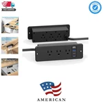 6 Outlets Dual Side Recessed Power Strip With 45W Usb Port, Furniture Flush.... Fixed Price $54.64.