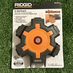 Ridgid 5-OUTLET Extension Cord Hub ( New ) With Hexacore Construction. Fixed Price $19.99.