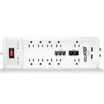 10 Outlet Surge Protector, 8 Ft, White. Fixed Price $48.94.