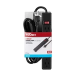 Hyper TOUGH6-OUTLET Indoor Power STRIP,8 Ft Extension Cord, Etlcertified, Black. Fixed Price $9.49.