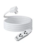 Dewenwils 15FT Flat Plug Power Strip, 16/3 Awg SPT-3 Cord, 13A 1625W, Etl. Fixed Price $16.99.