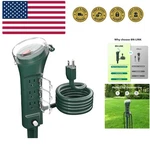Outdoor 6FT Extension Cord Power Stake With Outlets, Outside Strip Wi.... Fixed Price $38.98.