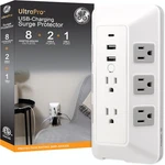 8-OUTLET Surge Protector With Usb, Extender, 2 Usb-a, 1 Usb-c, Adapter. Fixed Price $67.99.