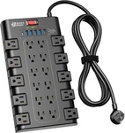 Power Strip, Surge Protector With 22 Ac Outlets And 6 Usb Charging Ports, 1875W. Fixed Price $49.24.