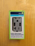 Leviton T5832-GY Decora Duplex Usb Charger Tr Receptacle. Fixed Price $10.00.
