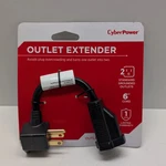 Cyberpower GC201 Outlet Extender - For Strip, Surge Protector, Wall Tap. Fixed Price $11.73.