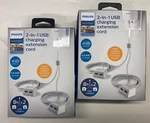 2/$28.99 Philips 2-IN-1 Usb Charging Extension Cord 8-FT (DLK51344Q/27). Fixed Price $28.99.