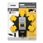 Prime 5-OUTLET Power Hub With 2-PORT 3.4 Usb Charger. Fixed Price $26.99.