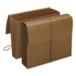 5 1/4QUOT; Accordion Expansion Wallets With Cord, Six Pockets, Redrope, Brown. Fixed Price $151.03.
