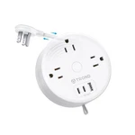 Trond Travel Power Strip - Retractable Extension Cord 5FT Ultra Thin Flat Plu.... Fixed Price $31.36.