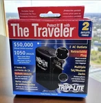 Tripp Lite Traveler Portable Surge Protector 2 Ac Outlets 1050 Joules New. Fixed Price $8.36.