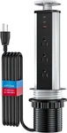 Btu 20W Pop Up Countertop Outlet 3 Usb-a 1 Usb-c Black Silver. Fixed Price $44.17.