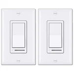 Bestten 2 Pack Dimmer Switch, Universal Lighting Control, Single Pole Or 3. Fixed Price $30.58.