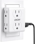 Lencent 2 To 3 Prong Outlet Adapter, Power Strip, 6 1 Pack, White. Fixed Price $23.23.