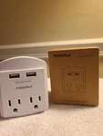 Powrui 2 Ac Outlets With Usb Model Ahr - 313 Brand New. Fixed Price $5.99.