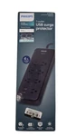 Philips 7-OUTLET Surge 4' Braided Cord 1500J 2 Usba Adaptor Spaced Black. Fixed Price $12.99.