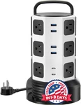 Regleta De Enchufes Protector Contra Sobretensiones, Jackyled 12 Tomas 6 Usb. Fixed Price $56.99.