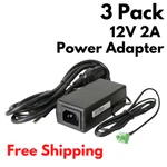 Jc-tech DC12V 2A Power Supply Adapter 3 Pack Led Strip Light Diy Project. Fixed Price $27.99.