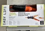 Easylife Tech Power Shell 25' Indoor/outdoor Extension Cord 14 Awg Orange (2996). Fixed Price $30.00.