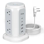 Besfan Power Strip Tower, 1625W Surge Protector With 9AC Outlets Usb Ports,.... Fixed Price $34.37.