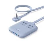 Anker Nano Charging STATION(67W Max), 6-IN-1 Usb Power Strip Ice Lake Blue. Fixed Price $36.97.