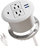 Desktop Power Grommet 3 Inch 20W Fast Charging Usb Recessed Outlet White. Fixed Price $32.00.