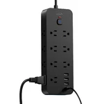 Surge Protector Power Strip, 14 Ac Outlets Usb Ports, Flat Plug, Wall Mount. Fixed Price $43.66.