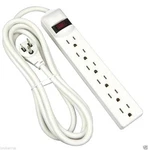 Outlet Power Strip Extra Long 8' Ft Cord W/ Angle Plug 15A White PS664W. Fixed Price $22.93.