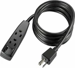 Insignia 10' 3-OUTLET Extension Power Cord For Christmas Lights Tree Vacuum. Fixed Price $9.98.