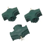 Etl Listed 3 Outlet Grounding Adapter, Btu Three Plug GREEN2. Fixed Price $20.41.