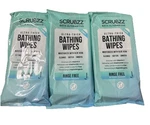 Scrubs Bath Alternative Wipes 3 Pack. Fixed Price $12.00.
