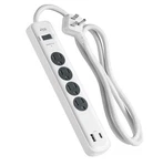 Kmc 4-OUTLET Surge Protector Power Strip, 1 Usb-a & Usb-c Port,. Fixed Price $20.72.