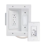 Legrand On-q In-wall Tv Power Kit With Surge Protection & Cable Management. Fixed Price $150.99.