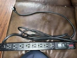 Apc AP7800 Metered 1U, 15A, 100/120V Rack Power Distribution Panel - Black. Fixed Price $200.00.
