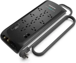 Monster Black Heavy Duty Surge Protector Power Strip 6 Ft Cord With 120V-OUTL. Fixed Price $158.99.