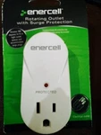 Enercell Rotating 360 Mini Travel Surge Protector Suppressor Single Outlet Led. Fixed Price $6.99.