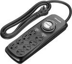 Mechanical Timer Power Strip With 8 Outlets, 6FT Cord & Flat Plug, Overloa. Fixed Price $33.80.
