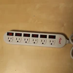 6FT Rosewill Outlet Power Strip White On/off Switch 125V 15A RPS-20(603). Fixed Price $23.50.