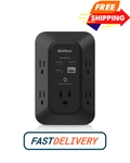 Usb Surge Protector 5 Outlet Wall Charger 4 Ports Power Strip Black. Fixed Price $16.99.
