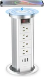 Btu Pop Outlet For Countertop, Receptacle Power White & Silver Update. Fixed Price $142.99.