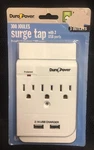 Dura Power 300 Joules Surge Protector Tap 3-OUTLETS 2 Usb Ports New In Package. Fixed Price $13.00.