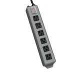 Tripp Lite 6 Outlet Power Strip Blue Gray 15 Foot Heavy Duty Cord Wall Mount. Fixed Price $78.99.