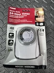 Prime 125V Indoor Hr. Heavy-duty Electromechanical Timer TNI2423. Fixed Price $14.99.