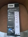 Power Strip Outlet With Surge Protector $200K Connected Equipment Warranty Inc.. Fixed Price $19.00.