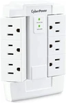 Cyberpower CSB600WS 900 Joules Essential Wall Tap With 6-OUTLET White. Fixed Price $26.95.