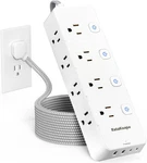 10 Ft Surge Protector Power 8 Widely Ac Outlet 4 Strip-white. Fixed Price $26.59.