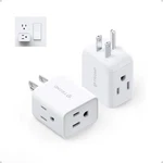 Trond Multi Plug Wall Outlet Extender - 2 3 Prong, Pack, White. Fixed Price $24.90.