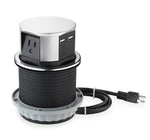 LINK2HOME EM-PU-100E Space Saver Pop Up 15A Outlets Usb Fast Charge Stainless. Fixed Price $51.75.